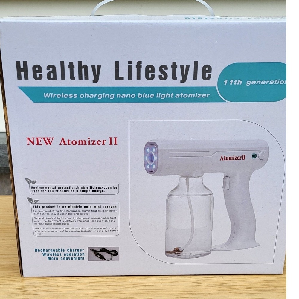 Healthy Lifestyle Wireless Nano Blue Light Atomizer II DJ 9526 800ml White